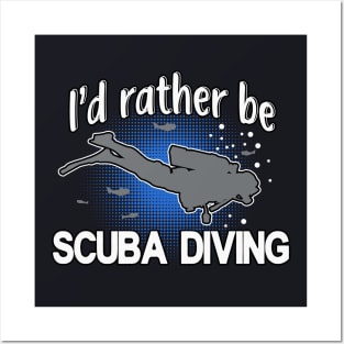 Scuba Diving Diver Gifts Posters and Art